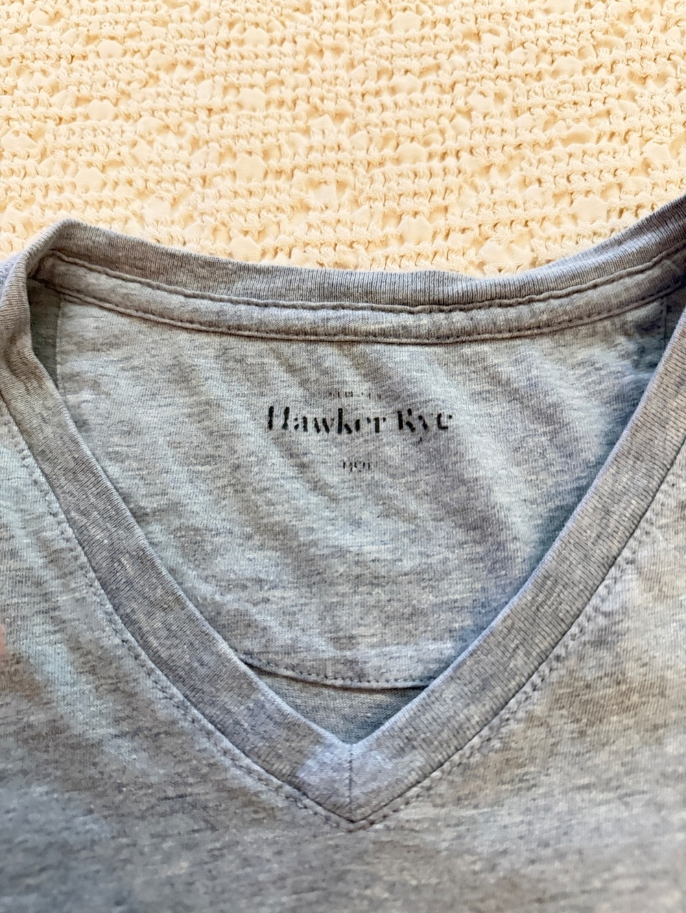 Hawker Rye Heather Gray V-Neck T-Shirt